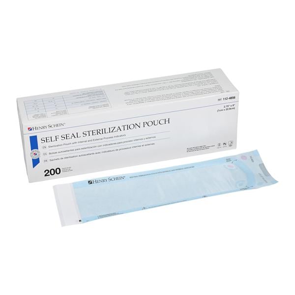 SelfSeal Sterilization Pouch Self Seal 2.75 in x 9 in 200/Bx, 6 BX/CA