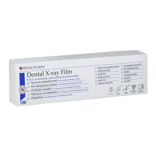 Intraoral X-Ray Film DX-54 Size 0 D Speed 100/Bx