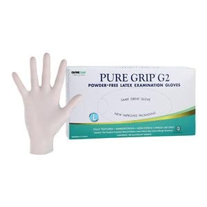 Pure Grip G2 Latex Exam Gloves Large White Non-Sterile