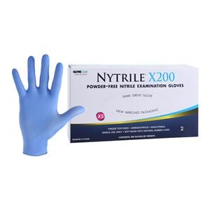 Nytrile X200 Nitrile Exam Gloves X-Small Blue Non-Sterile
