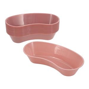 Emesis Basin Kidney Plastic Mauve 16oz, 10 BX/CA