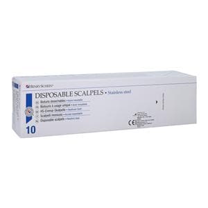 Scalpel Surgical #15 Sterile Disposable 10/Bx