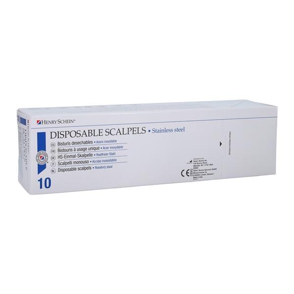 Scalpel Surgical #10 Sterile Disposable 10/Bx