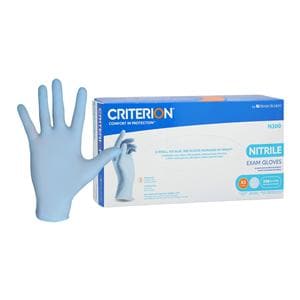 Criterion N300 Nitrile Exam Gloves X-Large Standard Ice Blue Non-Sterile, 10 BX/CA