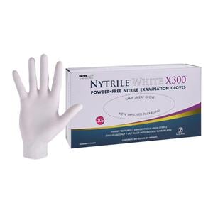 Nytrile White X300 Nitrile Exam Gloves X-Small White Non-Sterile