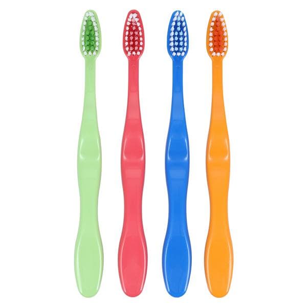 Acclean Toothbrush Assorted Youth 30 Tuft Compact Curvy 72/Bx