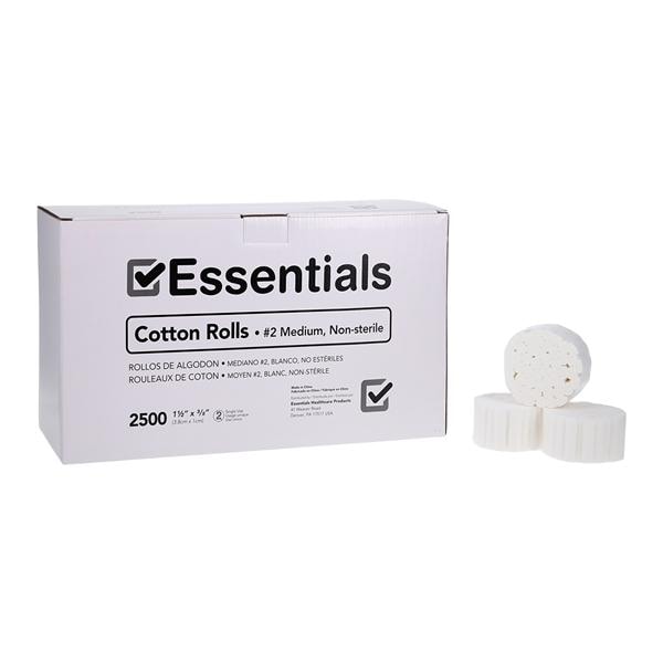 Essentials Cotton Roll 1.5 in Non Sterile 2500/Bg