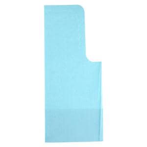 Chainless Towel Tissue / Poly 18 in x 25 in Blue Disposable 250/Ca