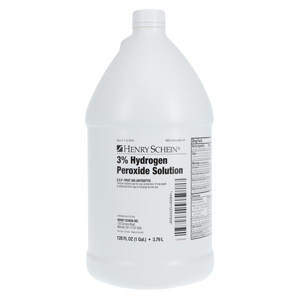 Hydrogen Peroxide 3% Antiseptic Solution 128oz Gal/Bt, 4 EA/CA