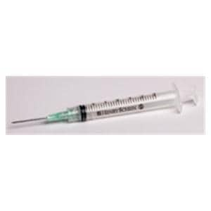 Hypodermic Syringe 22gx1-1/2" 3cc Black LL Atchd Ndl Cnvntnl No Dead Spc 100/Bx