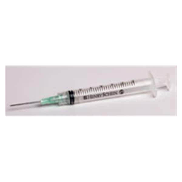 Hypodermic Syringe 22gx1-1/2" 3cc Black LL Atchd Ndl Cnvntnl No Dead Spc 100/Bx, 8 BX/CA