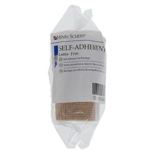 Self-Adherent Bandage Non-Woven Fabric 4"x5yd Tan Non-Sterile Ea, 18 EA/BX