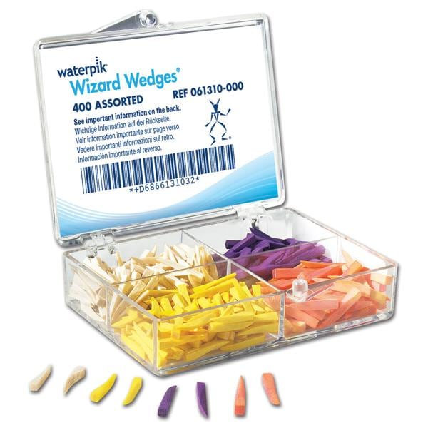 Waterpik Wizard Wedges® Anatomical Matrix Wedges Assorted 400/Bx