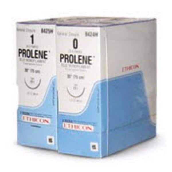 Prolene Suture 4-0 18" Polypropylene Monofilament FS-2 Blue Ea