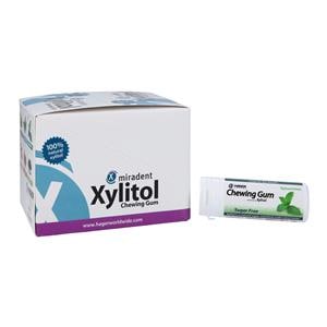 Miradent Xylitol Gum Spearmint 30/Tube 12Tb/Bx