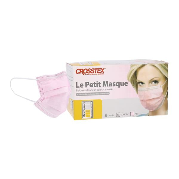 Le Petit Masque Mask ASTM Level 1 Pink / White 50/Bx