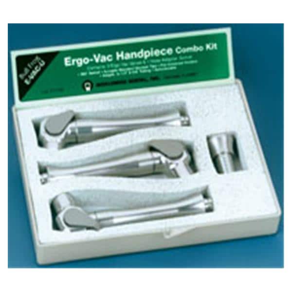 Ergo-Vac HVE Handpiece Aluminum Reusable With Swivel Ea