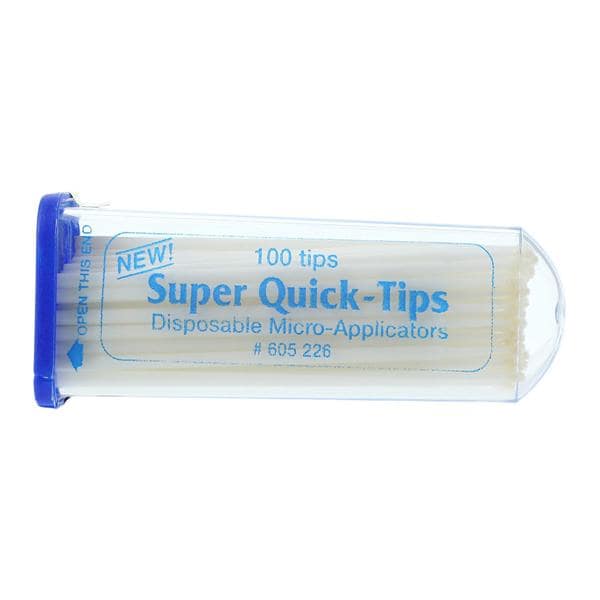 Super Quick-Tips Micro Applicator White 100/Bx