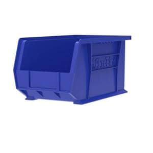 AkroBins Storage Bin Blue Polymer With Label Holder 10-3/4x8-1/4x7" 6/Ca