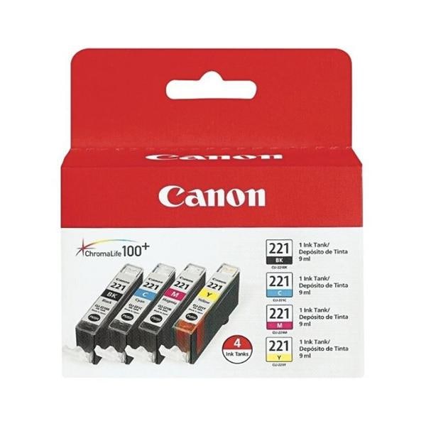 Canon CLI-221 ChromaLife 100+ Black/Color Value Pack (2946B004) Ea