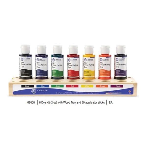Tissue Marking Dye Refills 6 Color 2oz 6/Bx