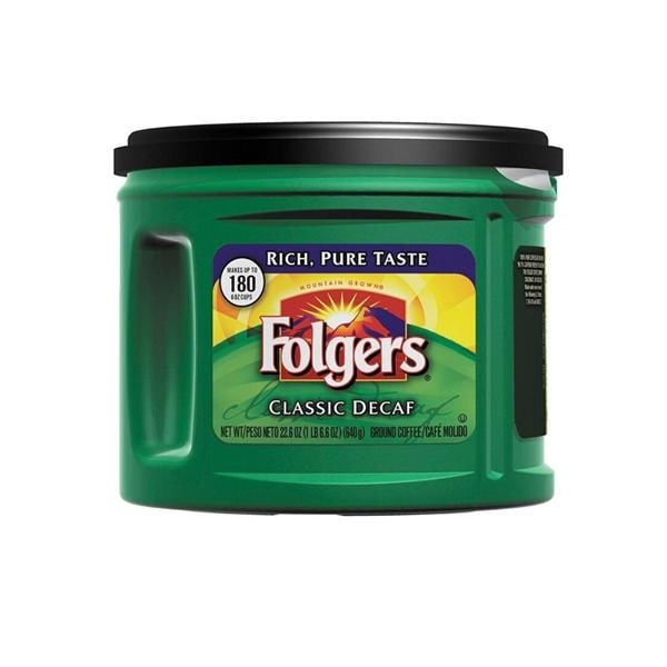 Folgers Decaf Coffee 22.6 Oz 6/Pk
