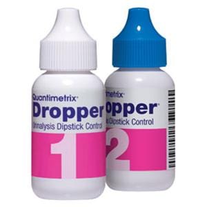 Dropper Urinalysis Dipstick Level 1 & 2 Control Set 4/Bx