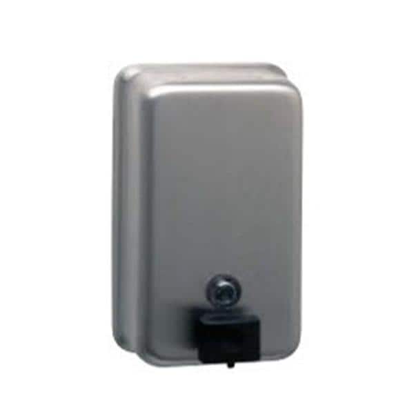 Soap Dispenser Manual Silver 40 oz Ea