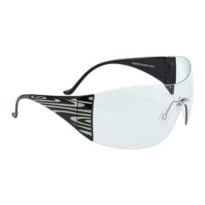 Eyewear Safety Roma Clear Lens / Black & White Swirl Frame Ea