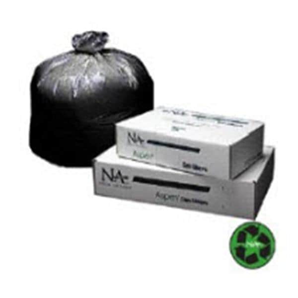 Can Liner X-Heavy Duty Black 12-16 Gallons 24x32" 500/Ca