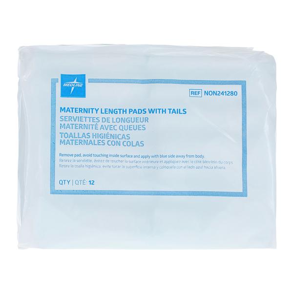 OB Maternity Pad XL 11" Tails White Disposable LF 288/Ca