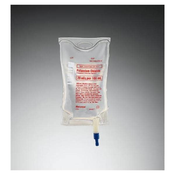 Potassium Chloride Injection 100mL Bag 24/Ca