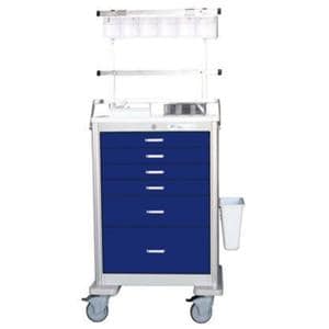 Anesthesia Cart 24-1/4x29x41-3/4" (4) Caster (6) Drawer