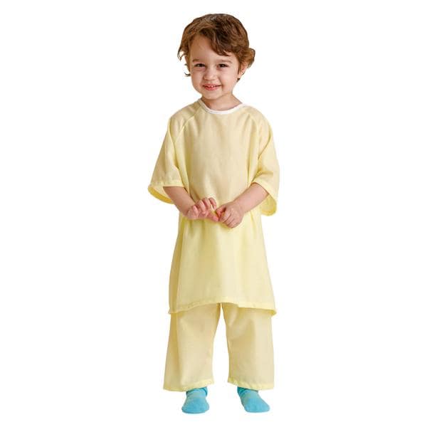 Snuggly Solids Patient Shirt Pediatric Small Yellow 2/Dz