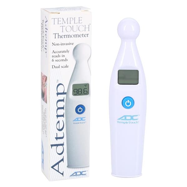 Adtemp Conductive Thermometer Reusable Dual Scale 2 AAA Battery Ea