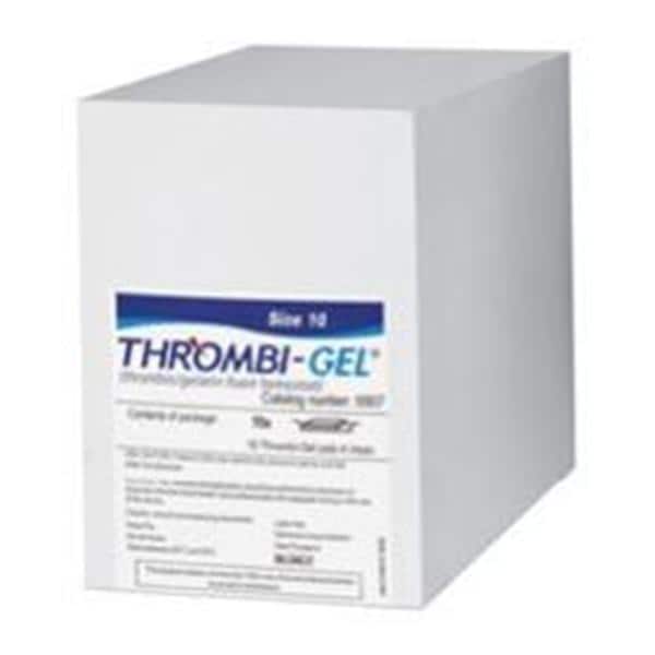 Thrombi-Gel Thrombin Trauma Dressing 10x10cm Square