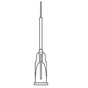 Cannula Lacrimal Visitec 23gx1/2" 5/Bx