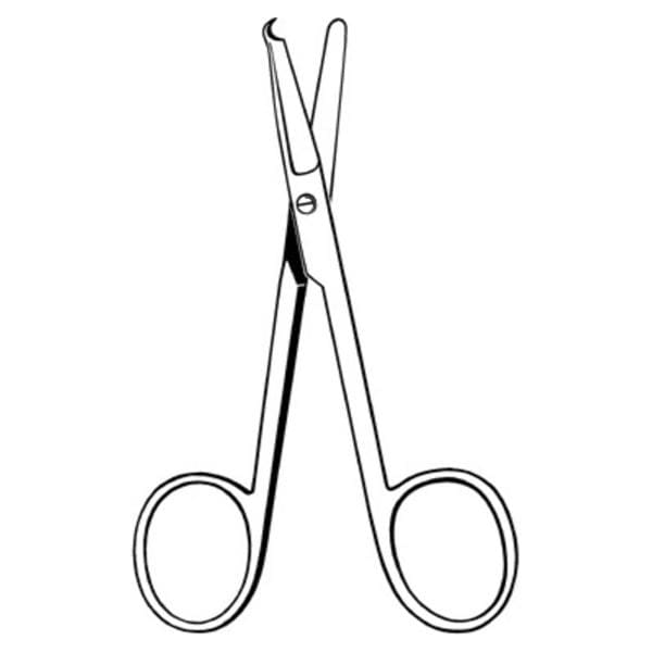 Econo Littauer Suture Scissors Curved 3-1/2" Stainless Steel NS Dsp 12/Bx