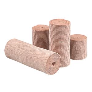 Stretch Bandage Rubber/Cotton/Elastic 6"x5yd Tan 10/Bx