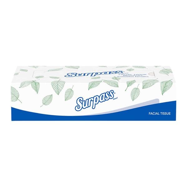 Surpass Facial Tissue White 2 Ply 100/Bx