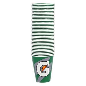 Gatorade Drinking Cup Paper Green / Orange 12 oz Disposable 2000/Ca
