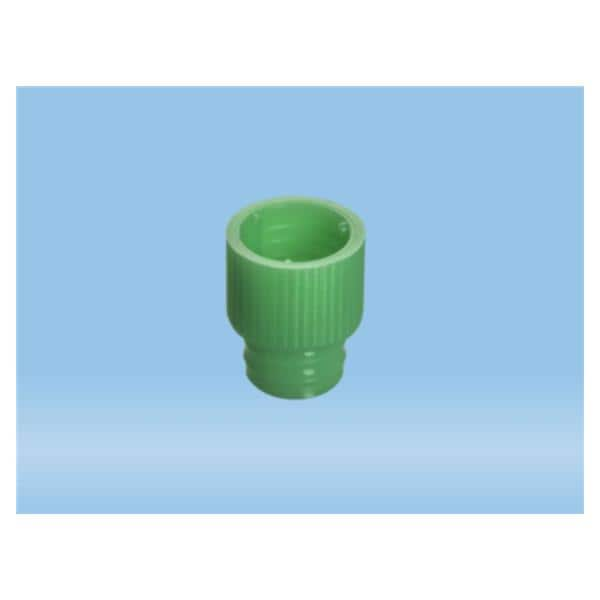 Push Tube Cap LDPE Green 1000/Pk