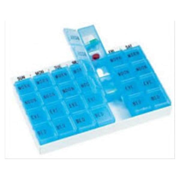 Medichest Pill Organizer Plastic 7/8x4-1/2x6-7/8" Ea