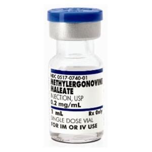 Methylergonovine Maleate Injection 0.2mg/mL SDV 1mL 20/Bx