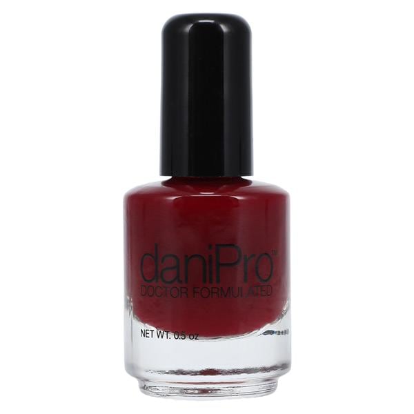 DaniPro Infused Nail Polish Undecylenic Acid Deep Red Always Be True Ea