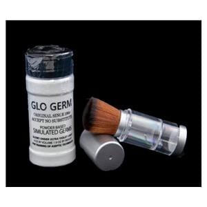 Glo-Brush Powder Applicator Brush Adj Flw W/ 4oz of Glo-Germ Pwd / Rfl Rsrvr Ea