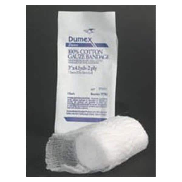 Dutex Conforming Bandage 100% Cotton 4"x4.1yd 2 Ply Non-Sterile 96/Ca