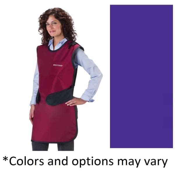 Easy Wrap X-Ray Apron Unisex Lightweight 24x40" .5mm Equivalence With Collar Ea