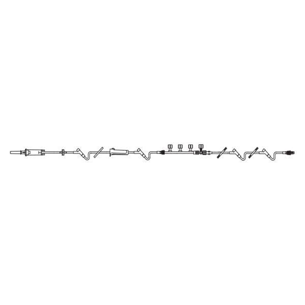 Continu-Flo IV Solution Set 10 Drops/mL 89" 2Inj St M LL Adptr Prmry Infs 48/Ca