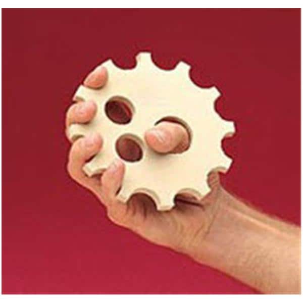 Exercise Tool Platter Finger Wood 5"